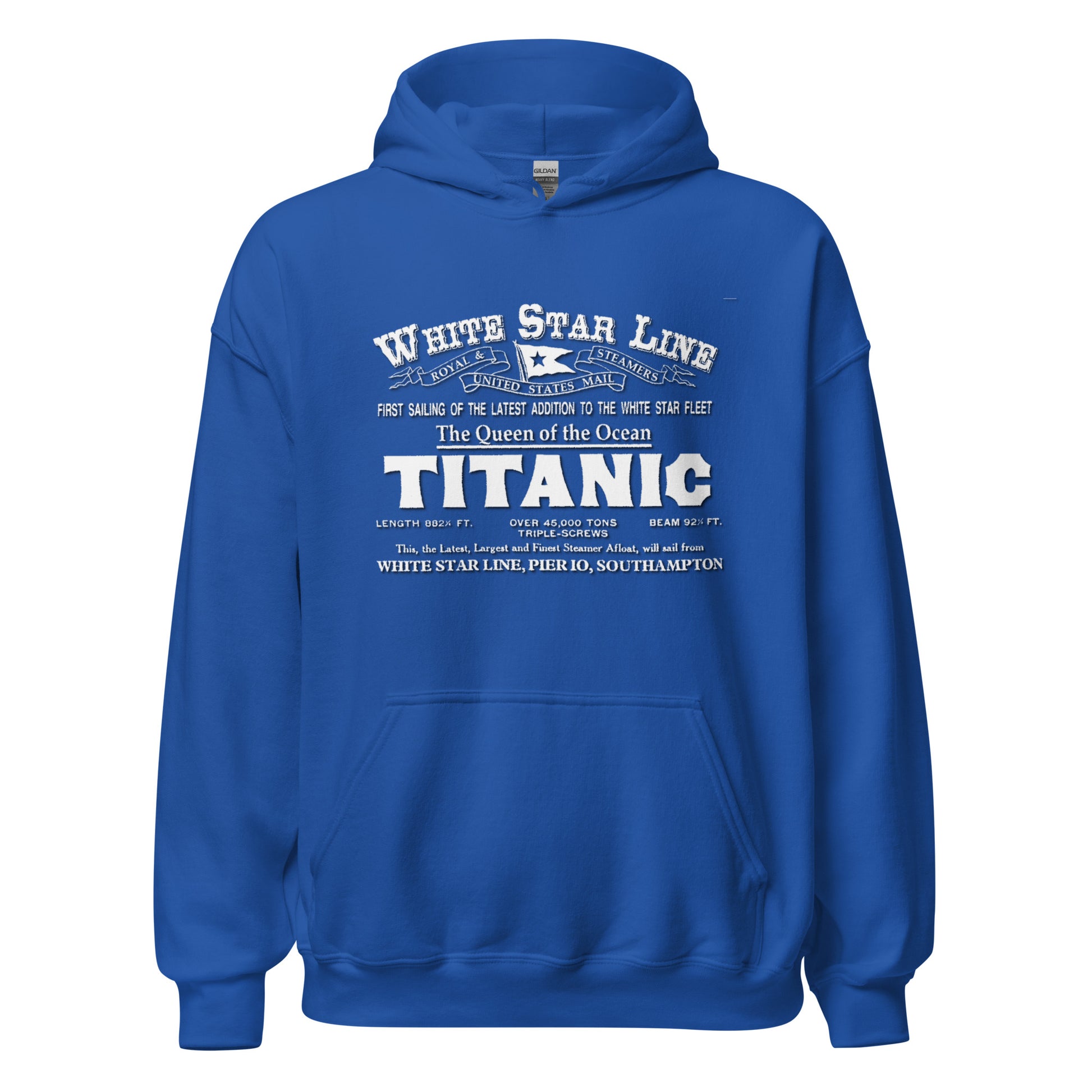 TITANIC - WHITE STAR LINE Unisex Hoodie,