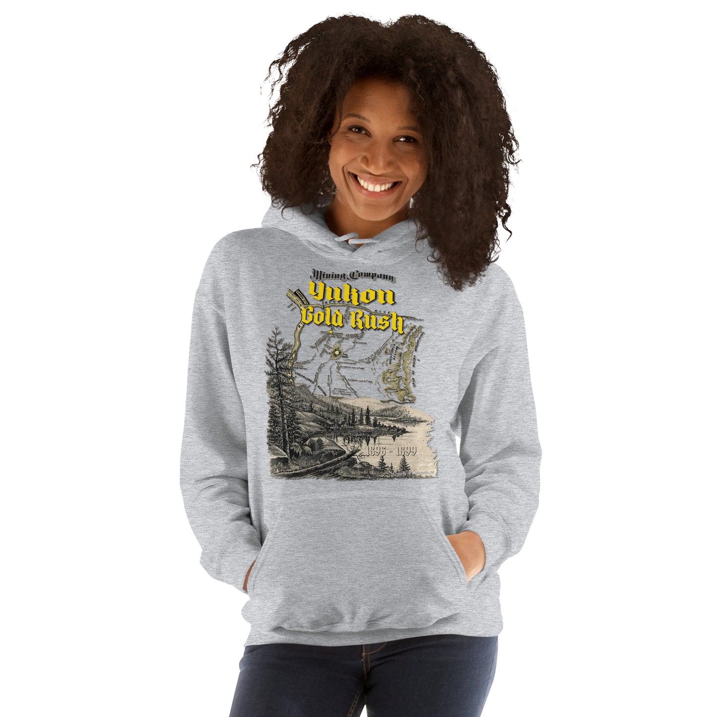YUKON Gold Rush Hoodie, Yukon Hoodie, Comancha T-shirt Store, gold rush t-shirt,gold rush hoodie, Yukon Sweatshirt,
