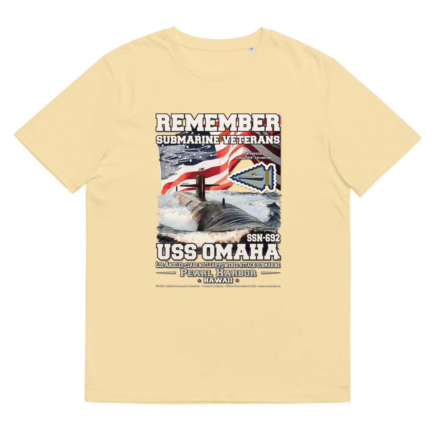 USS OMAHA SSN-692 Submarine t-shirt