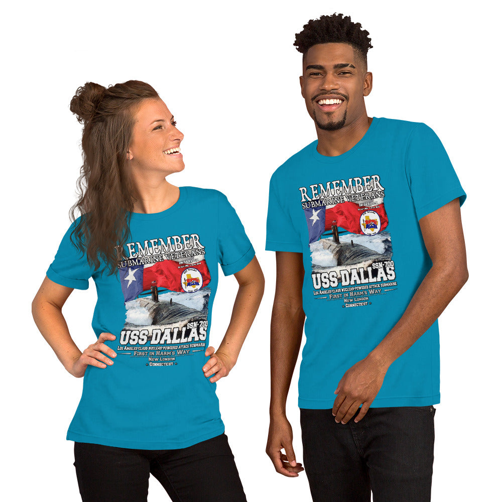 USS DALLAS SSN-700 Shipmates t-shirt