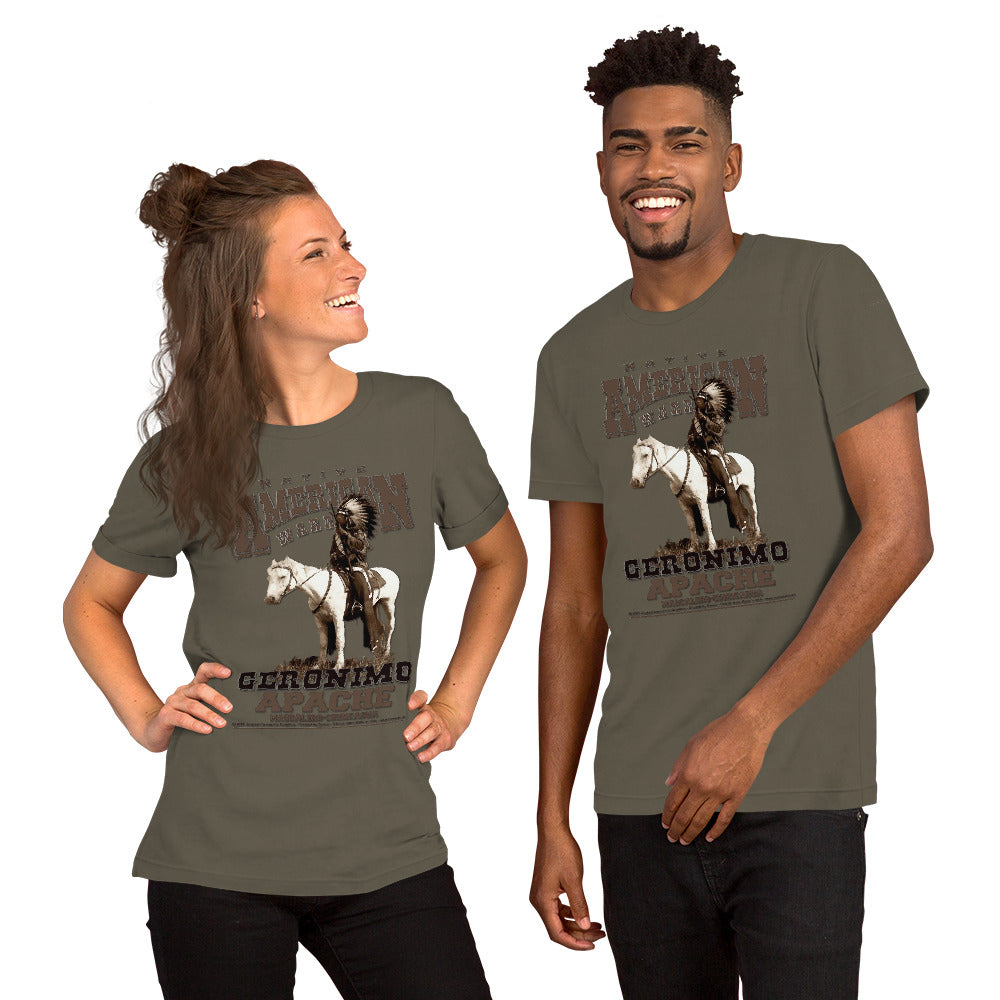 T-shirts with native Indians, T-shirts with Indian tribes, Comancha T-shirts store,