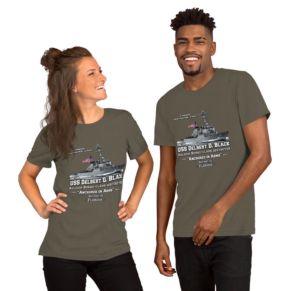 USS DELBERT BLACK DDG-119 Destroyer t-shirt