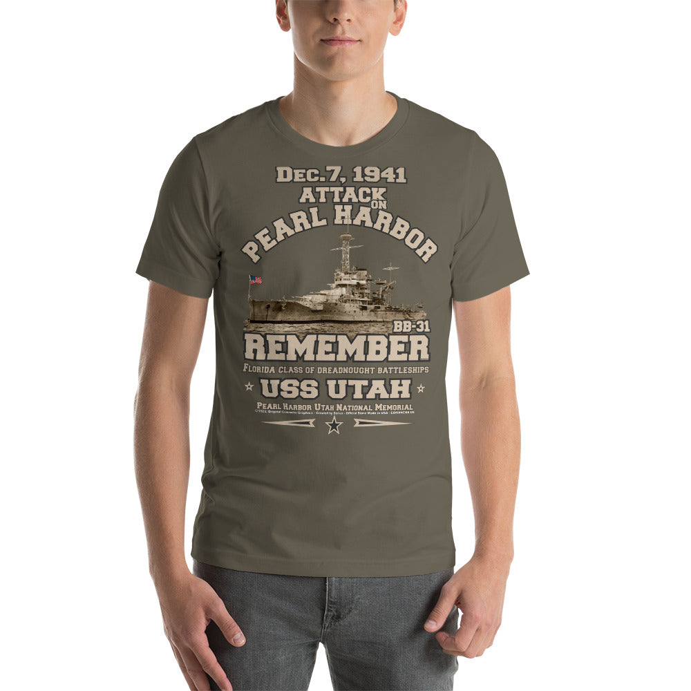 USS UTAH t-shirt, Pearl harbor tee, US Navy t-shirt,USS UTAH veterans tee,US Navy Battleship Veterans T-shirt, USS UTAH BB-31 T-shirt,comancha,