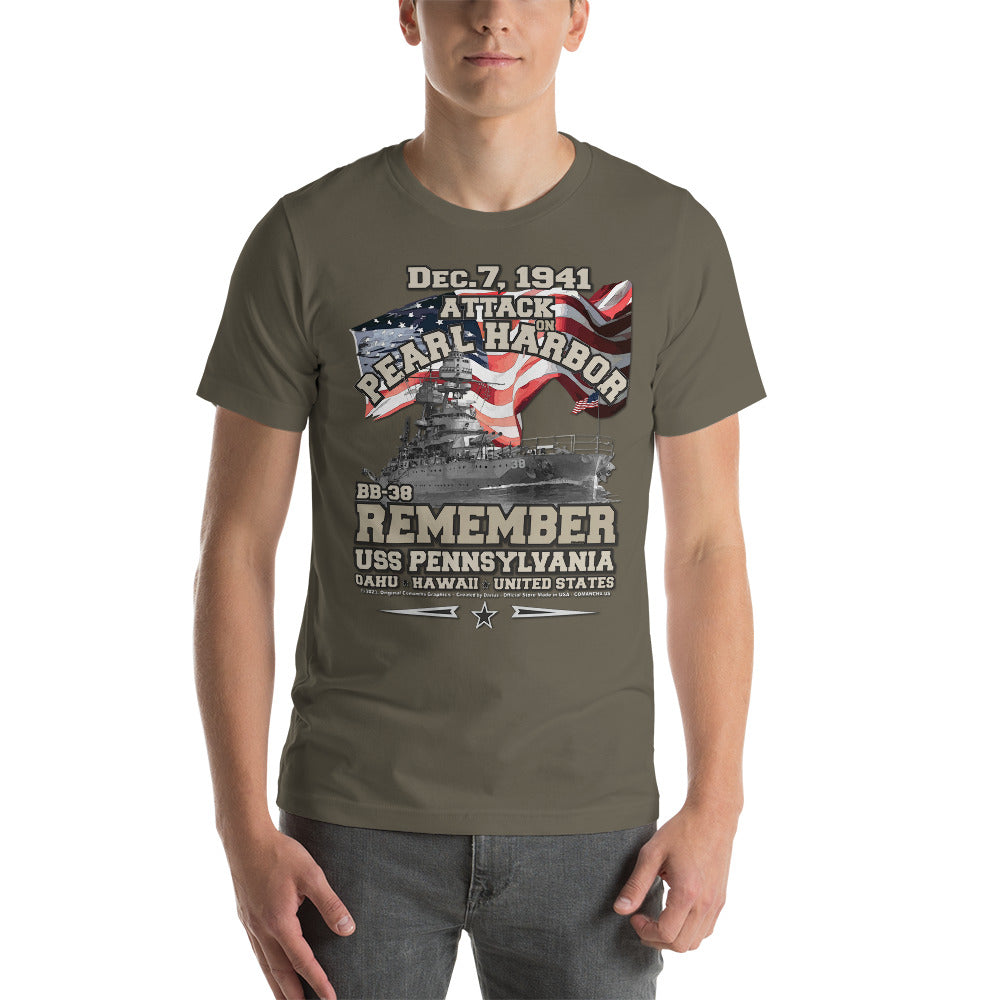 USS PENNSYLVANIA t-shirt, US Navy Battleship Veterans T-shirt, USS PENNSYLVANIA BB-38 T-shirt, US Navy T-shirt,US Navy Veterans T-shirt,comancha graphics tee,comancha,