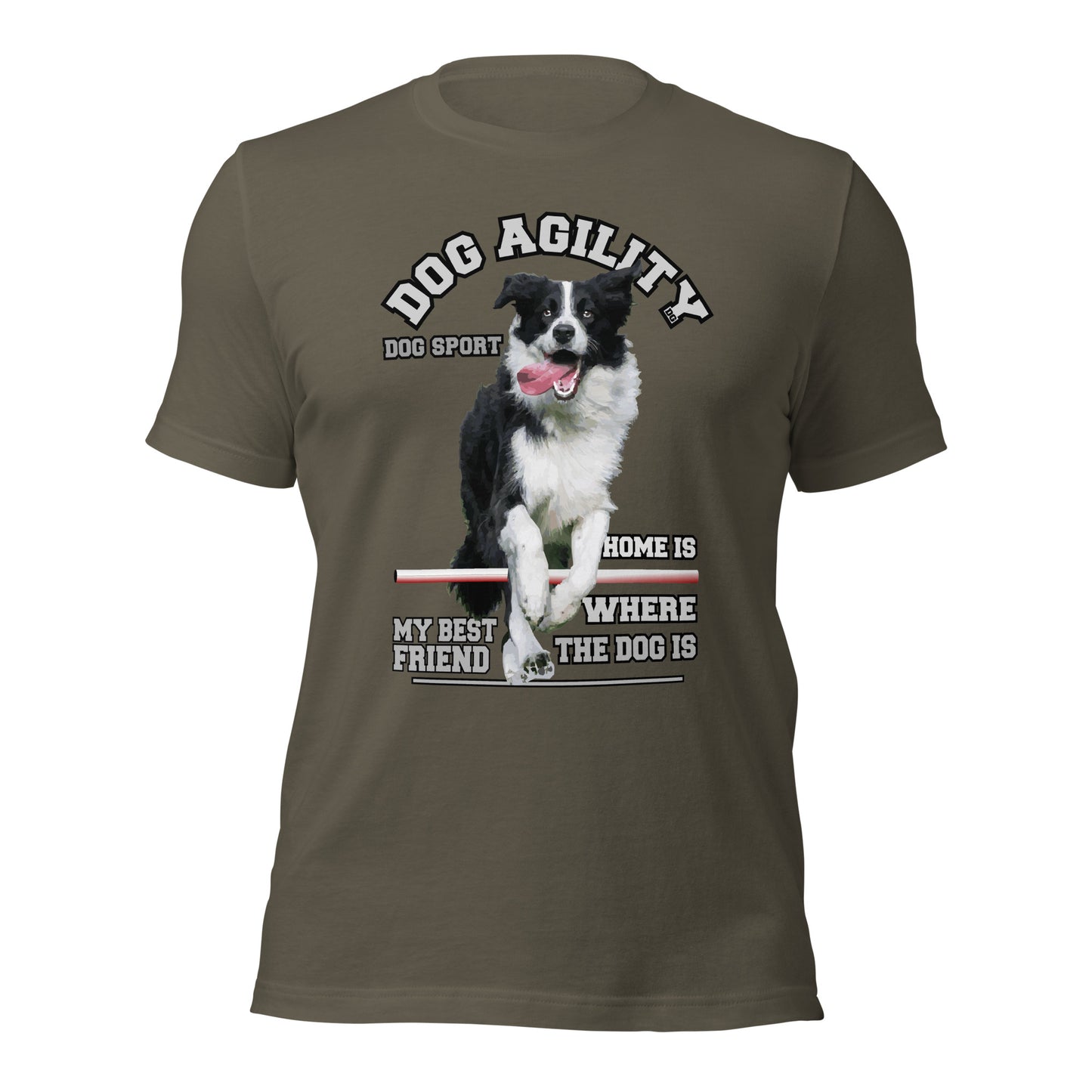 DOG AGILITY T-shirt,DOG AGILITY sport tee,DOG sports,comancha t-shirt,