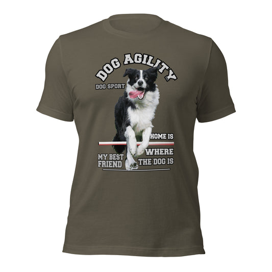 DOG AGILITY T-shirt,DOG AGILITY sport tee,DOG sports,comancha t-shirt,