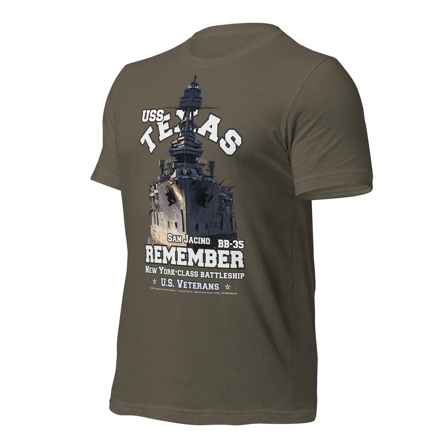 USS TEXAS t-shirt, USS TEXAS veterans tee, USS TEXAS BB-35 US Navy Battleship Veterans T-shirt USS TEXAS BB-35 T-shirt, US navy tees, Comancha Graphics,