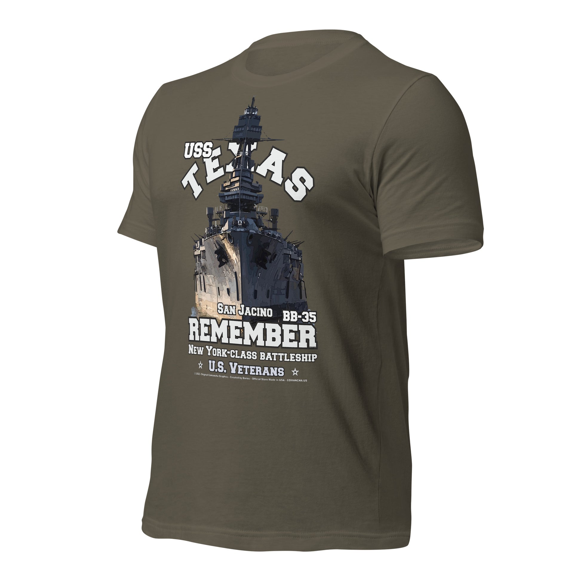 USS TEXAS t-shirt, USS TEXAS veterans tee, USS TEXAS BB-35 US Navy Battleship Veterans T-shirt USS TEXAS BB-35 T-shirt, US navy tees, Comancha Graphics,