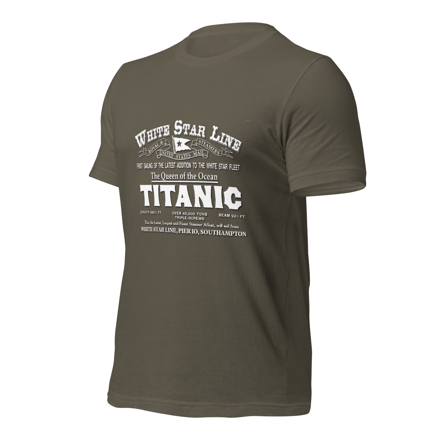 WHITE STAR LINE- Titanic Unisex t-shirt