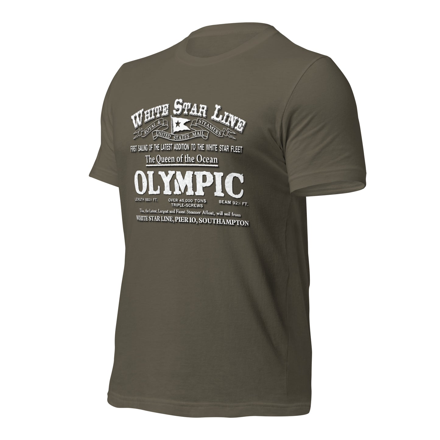 WHITE STAR LINE - Olympic transatlantic t-shirt