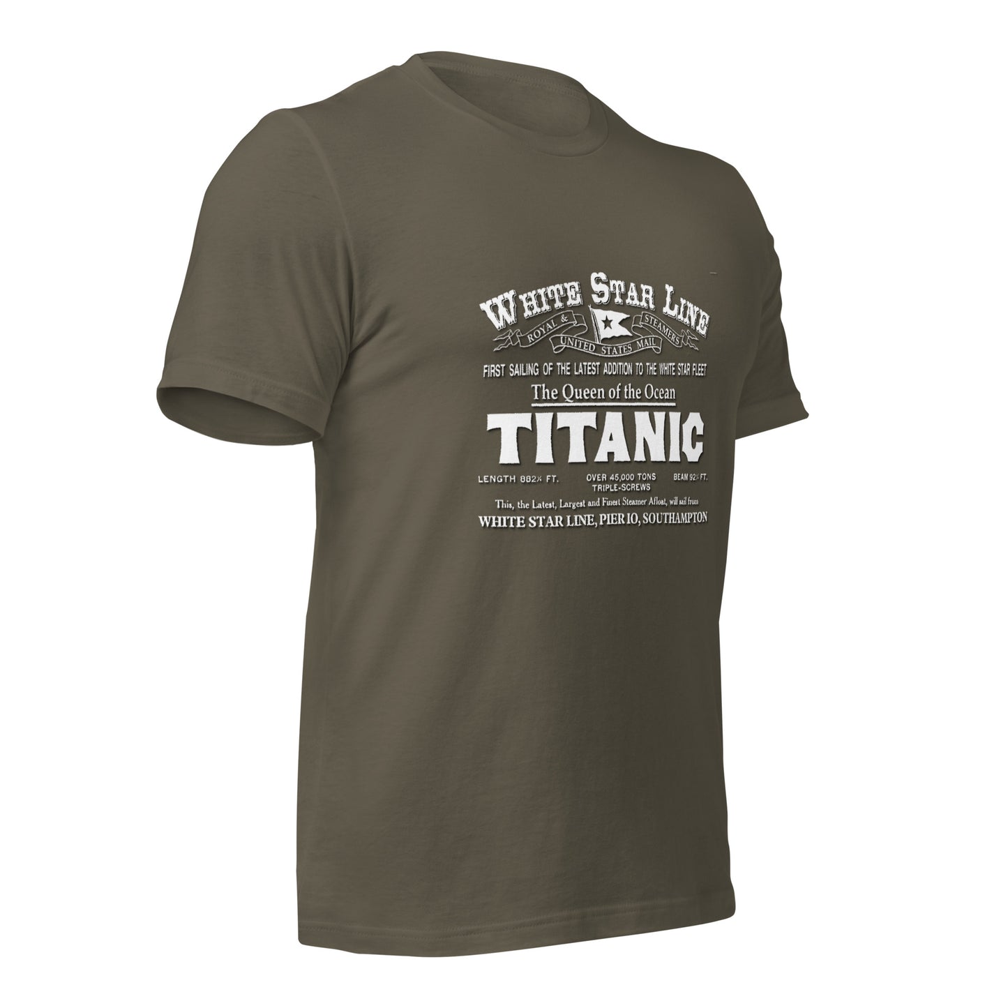 WHITE STAR LINE- Titanic Unisex t-shirt