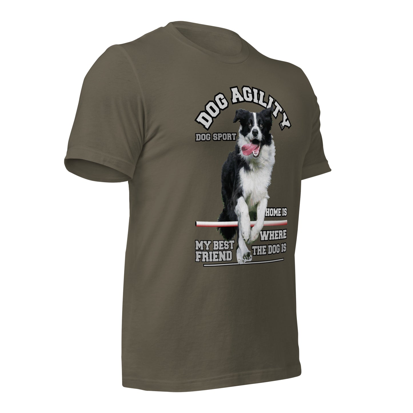 DOG AGILITY T-shirt,DOG AGILITY sport tee,DOG sports,comancha t-shirt,