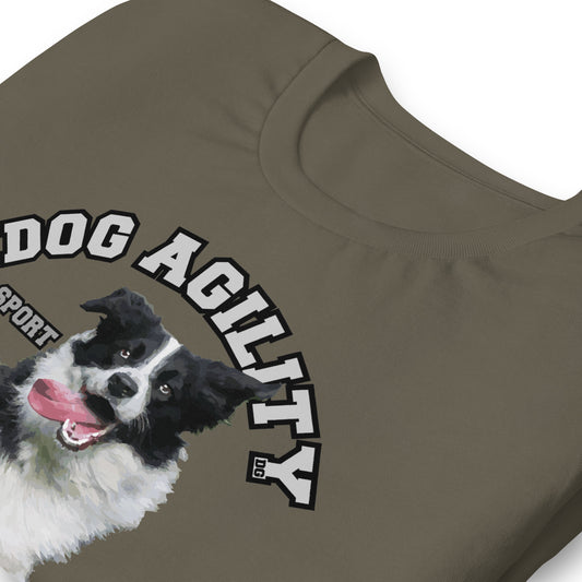 DOG AGILITY T-shirt,DOG AGILITY sport tee,DOG sports,comancha t-shirt,