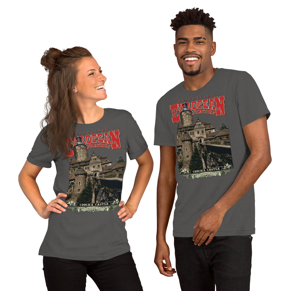 Zamek Czocha koszulka, Polskie zamki T-shirt ,Czocha Castle tee, Polish Castles tee,comancha tshirt,