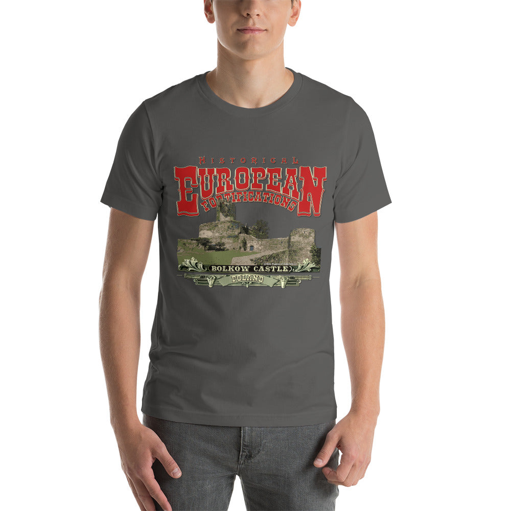 Zamek Bolkow - Polskie zamki T-shirt Bolkow Castle - Polish Castles tee,