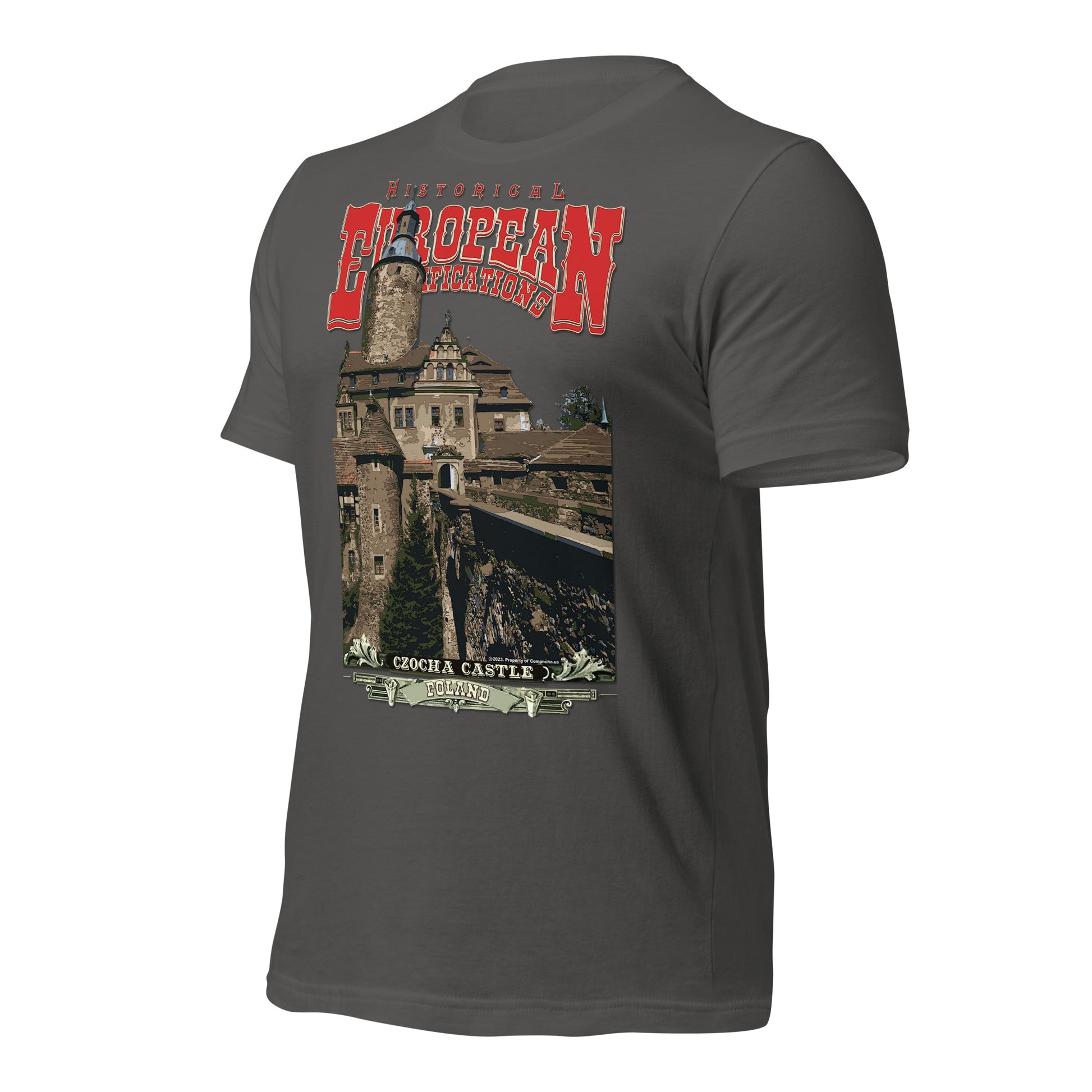 Zamek Czocha koszulka, Polskie zamki T-shirt ,Czocha Castle tee, Polish Castles tee,comancha tshirt,