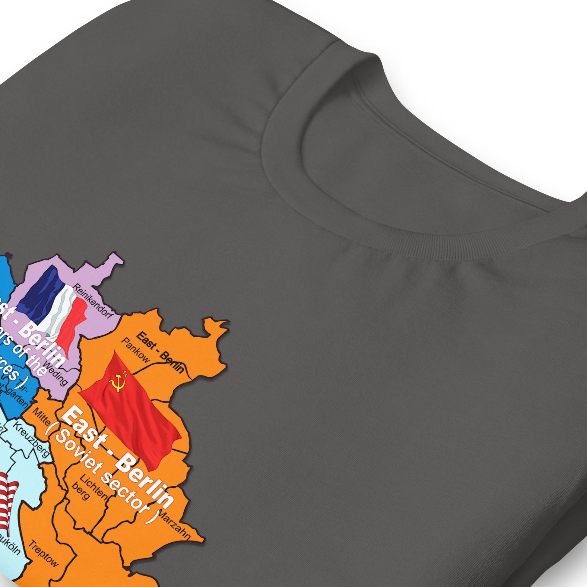 Berlin Wall tee, Berlin Wall gift, Berlin Wall sectors tee,Berlin Wall T-shirt, Comancha Graphics,