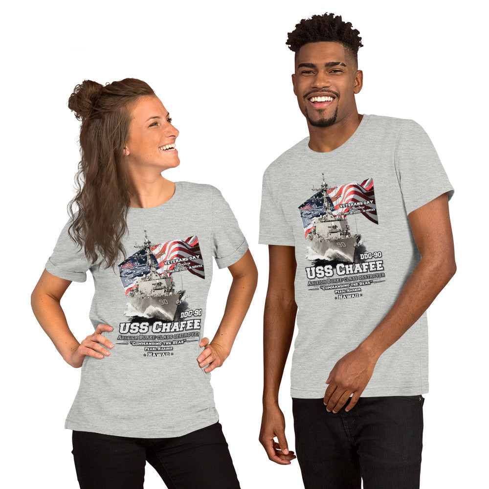 USS CHAFEE tee,USS CHAFEE DDG-90 tee, US Destroyer Ship Veterans T-shirts, Comancha T-shirt,