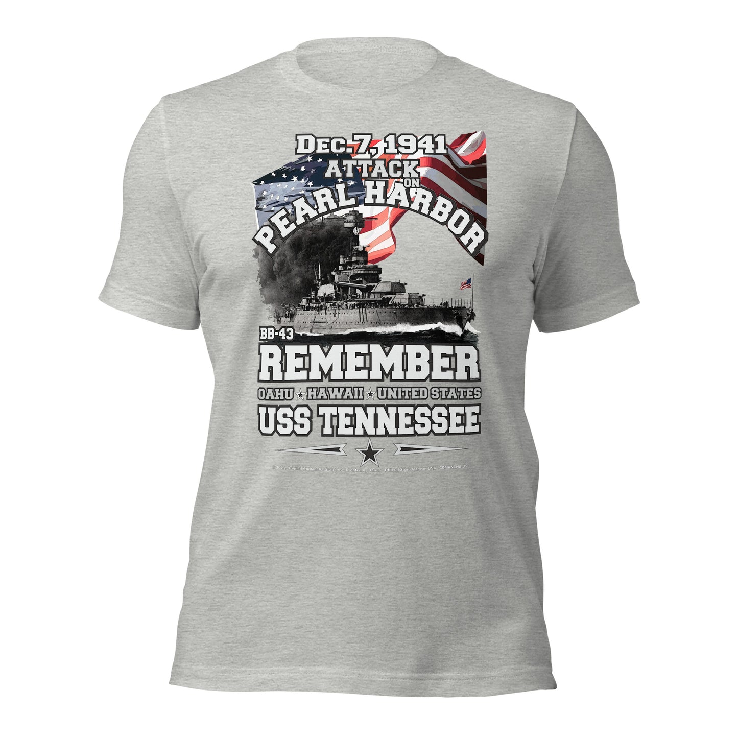 USS TEENESSEE t-shirt, US Navy Battleship T-shirt, USS TEENESSEE Battleship T-shirt, Pearl harbor t-shirt,comancha,