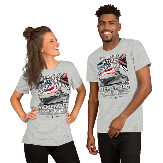 USS WEST VIRGINIA BB-48 t-shirt, Pearl harbor tee, US Navy tee,comancha, US Navy Battleship Veterans T-shirt, USS WEST VIRGINIA T-shirt,