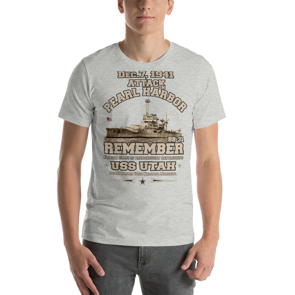 USS UTAH t-shirt, Pearl harbor tee, US Navy t-shirt,USS UTAH veterans tee,US Navy Battleship Veterans T-shirt, USS UTAH BB-31 T-shirt,comancha,