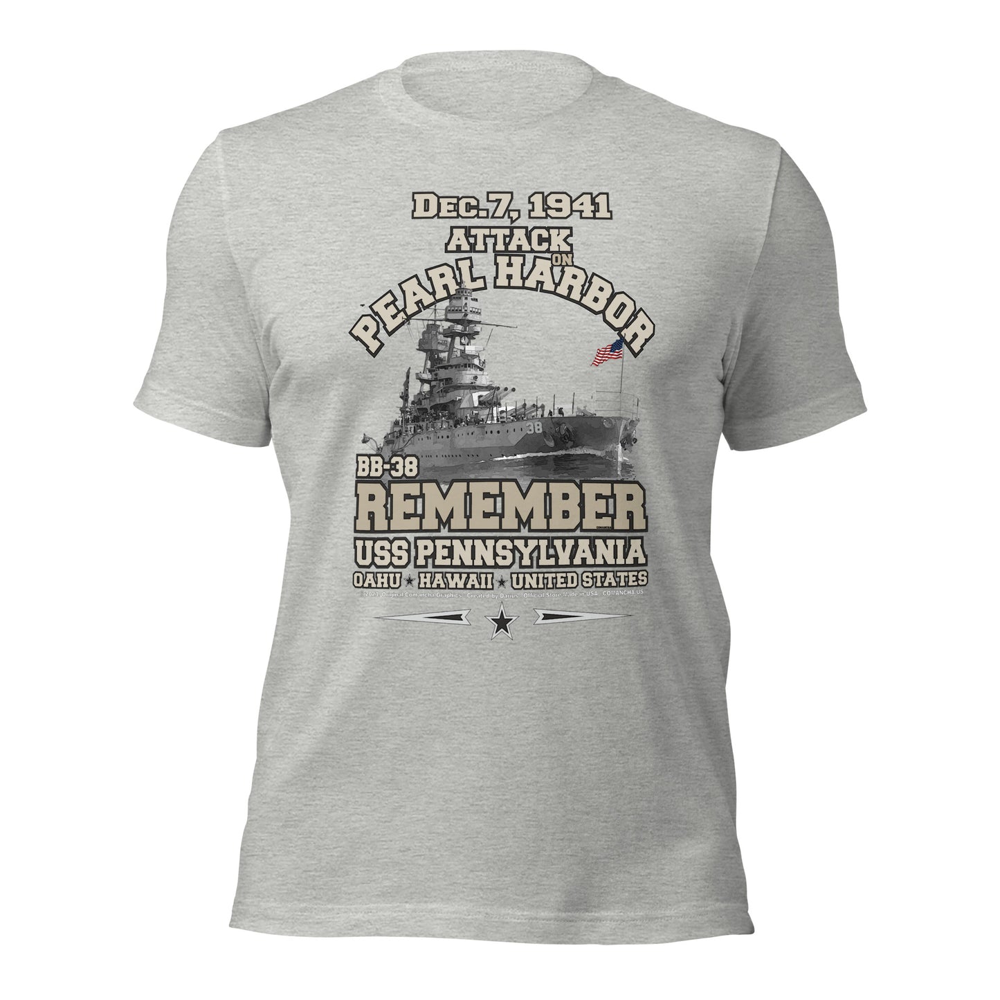 USS PENNSYLVANIA t-shirt, US Navy Battleship Veterans T-shirt, USS PENNSYLVANIA BB-38 T-shirt, US Navy T-shirt,US Navy Veterans T-shirt,comancha graphics tee,comancha,