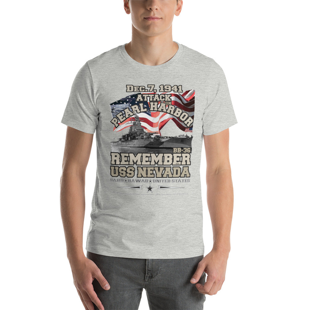 USS NEVADA t-shirt,Navy T-shirts, US Navy Battleship Veterans T-shirt, USS NEVADA BB-36 T-shirt, Comancha Graphics,Comancha tees,