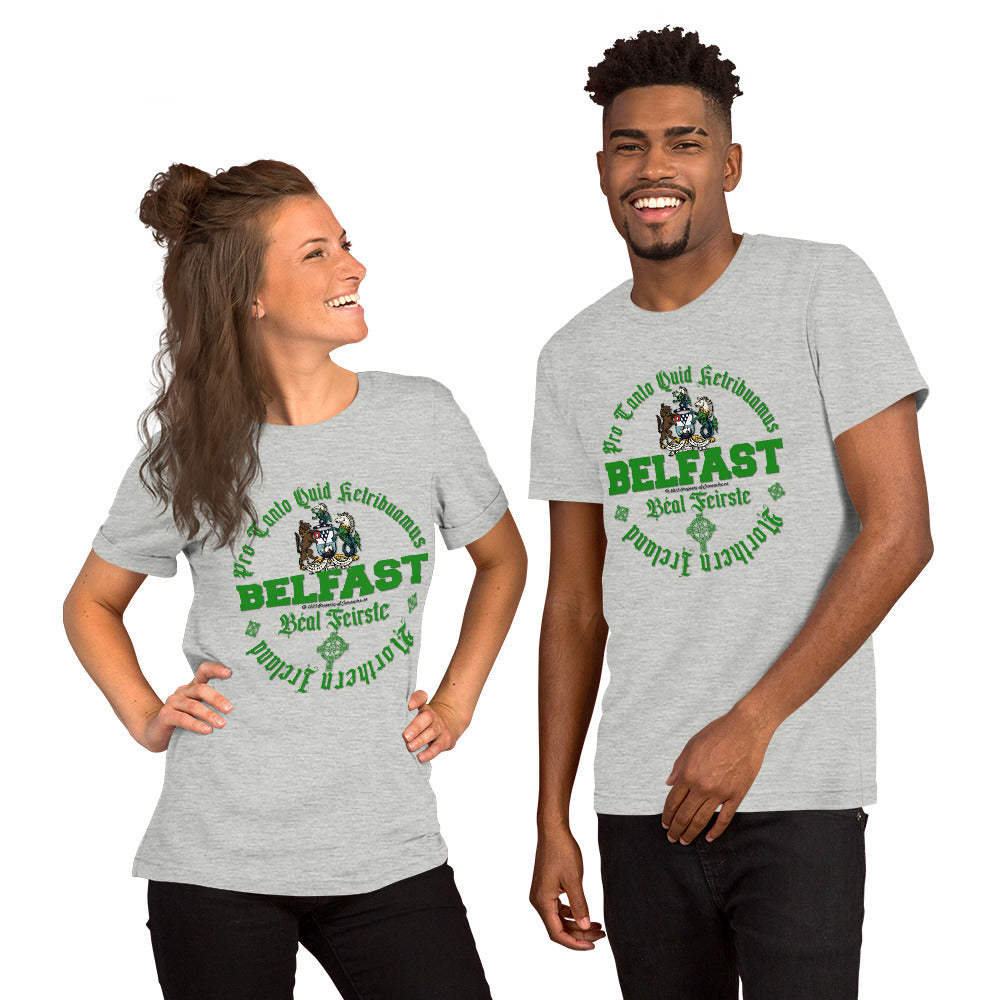 BELFAST tee, BELFAST T-shirt, BELFAST ireland tee,BELFAST Northern Ireland t-shirt, Comancha Graphics,