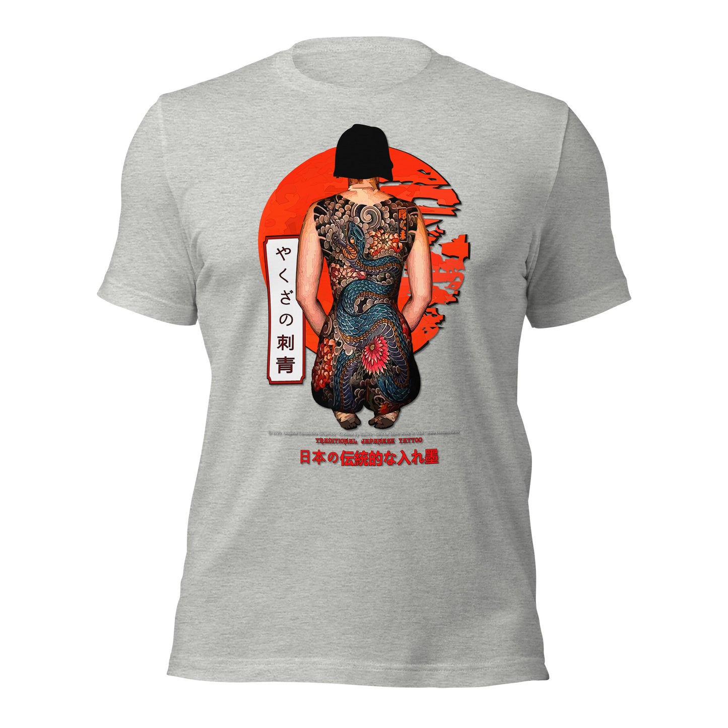 Japanese Tatoo t-shirt, JAPANESE TRADITION TEE,COMANCHA GRAPHICS TEES,