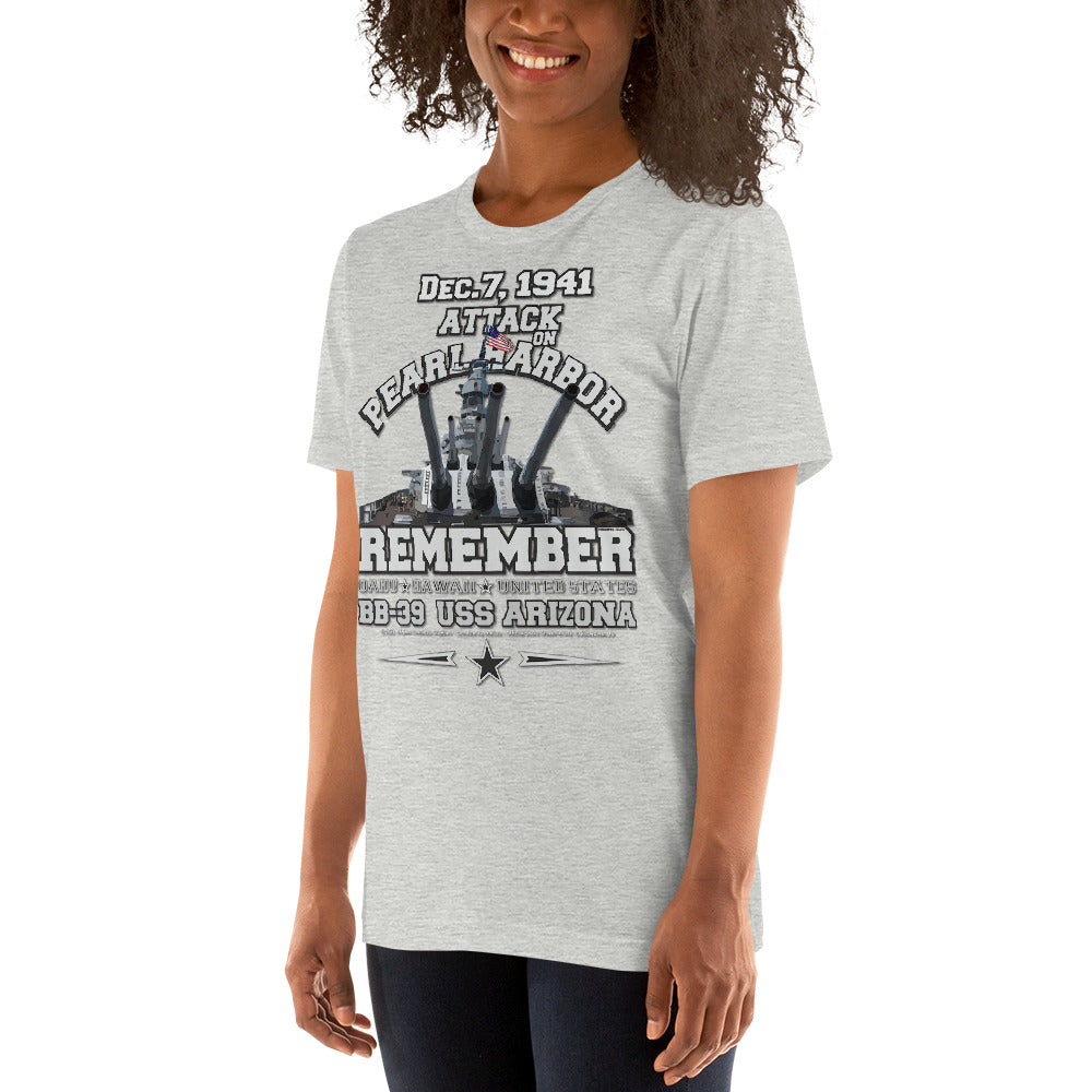 USS ARIZONA BB-39 Battleship tee, USS ARIZONA Pearl Harbor,USS ARIZONA BB-39 Battleship tee, Remember USS ARIZONA T-shirt, Remember Pearl Harbor tee, comancha t-shirt store,