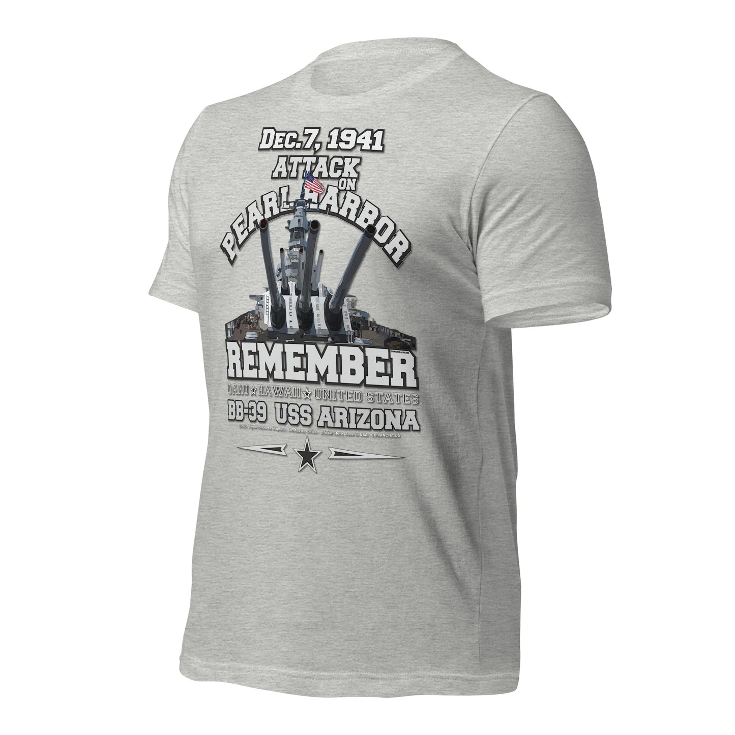 USS ARIZONA BB-39 Battleship tee