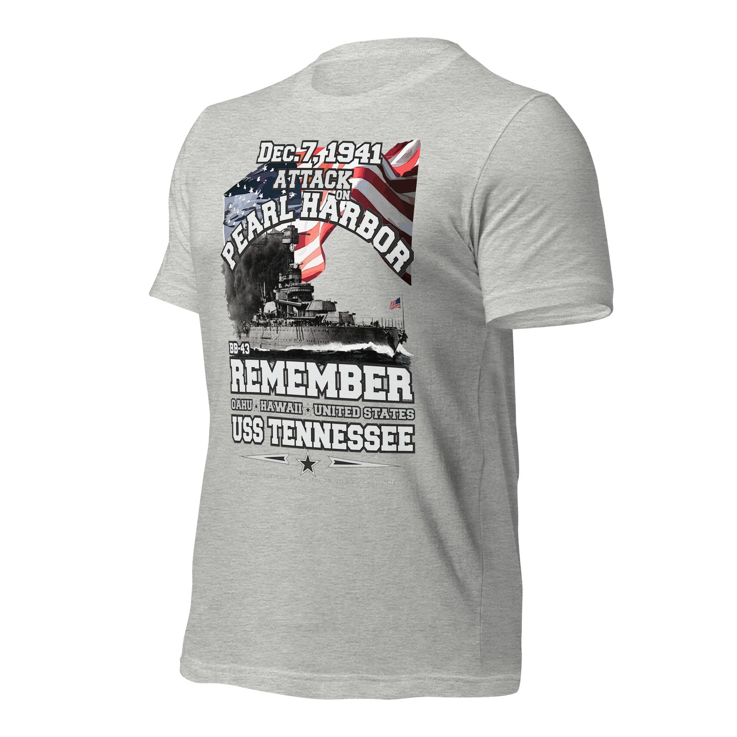 USS TEENESSEE t-shirt, US Navy Battleship T-shirt, USS TEENESSEE Battleship T-shirt, Pearl harbor t-shirt,comancha,