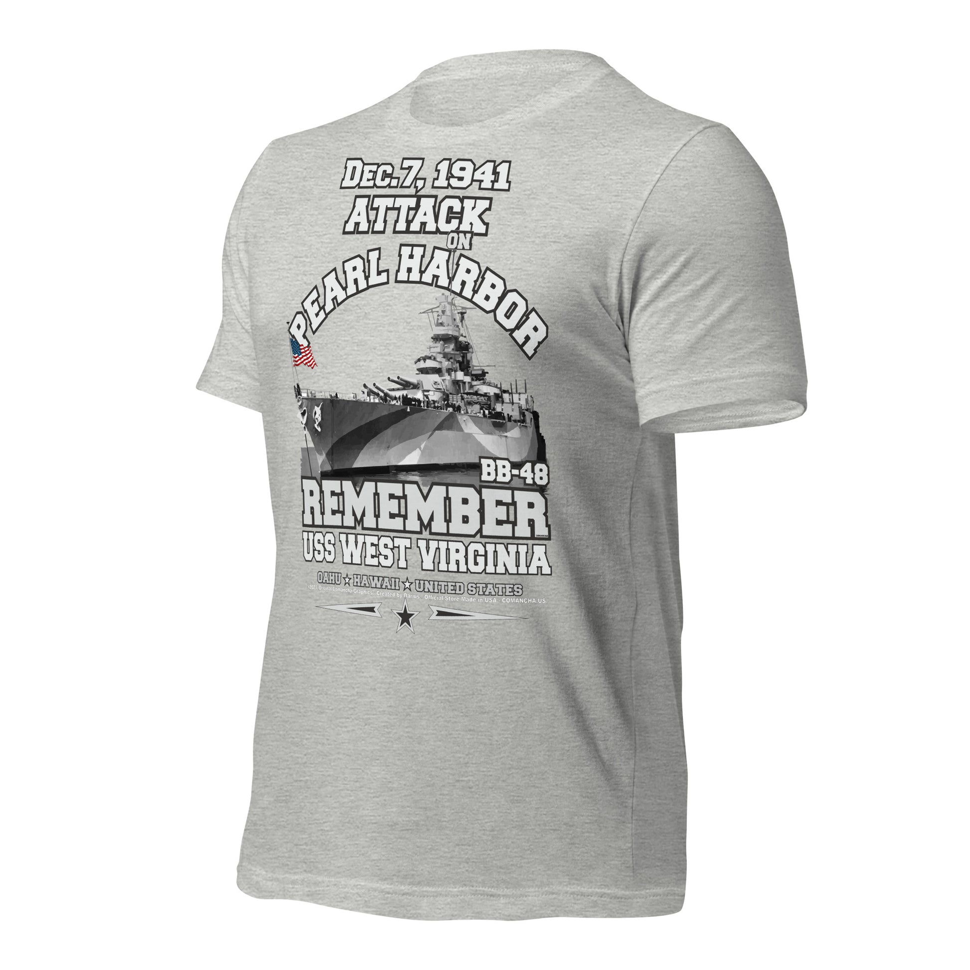 USS WEST VIRGINIA tee, Pearl harbor Tee, US Navy veterans tee,comancha, US Navy Battleship Veterans T-shirt, USS WEST VIRGINIA BB-48 T-shirt,