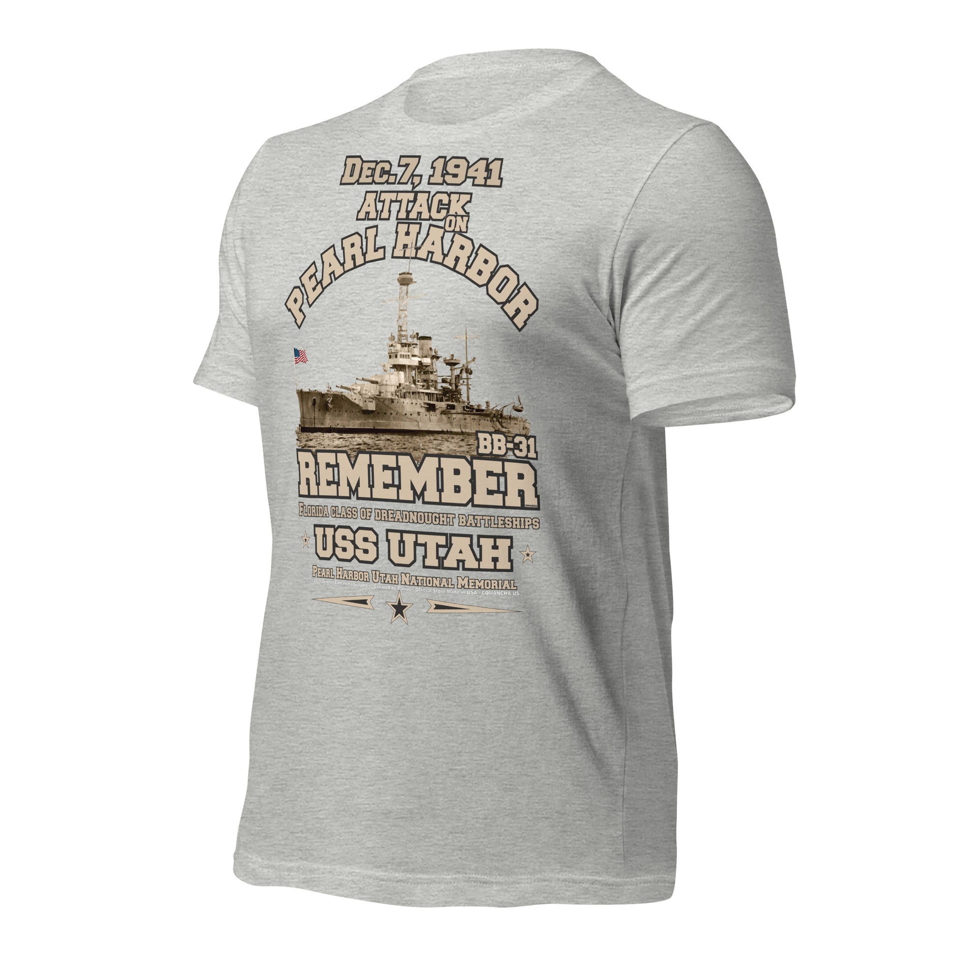 USS UTAH t-shirt, Pearl harbor tee, US Navy t-shirt,USS UTAH veterans tee,US Navy Battleship Veterans T-shirt, USS UTAH BB-31 T-shirt,comancha,