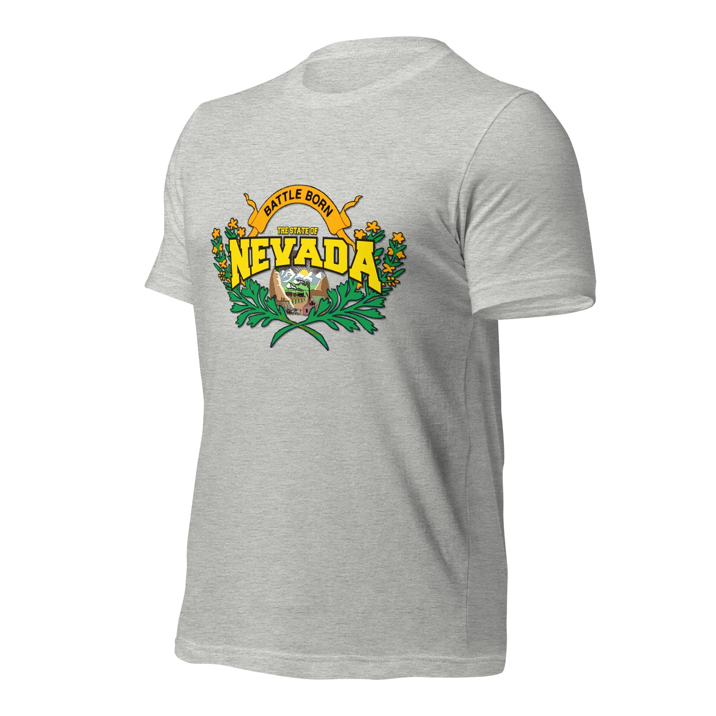 Nevada State tee,State Nevada t-shirt, Comancha Graphics tee,The State Of Nevada t-shirt, Comancha Graphics,