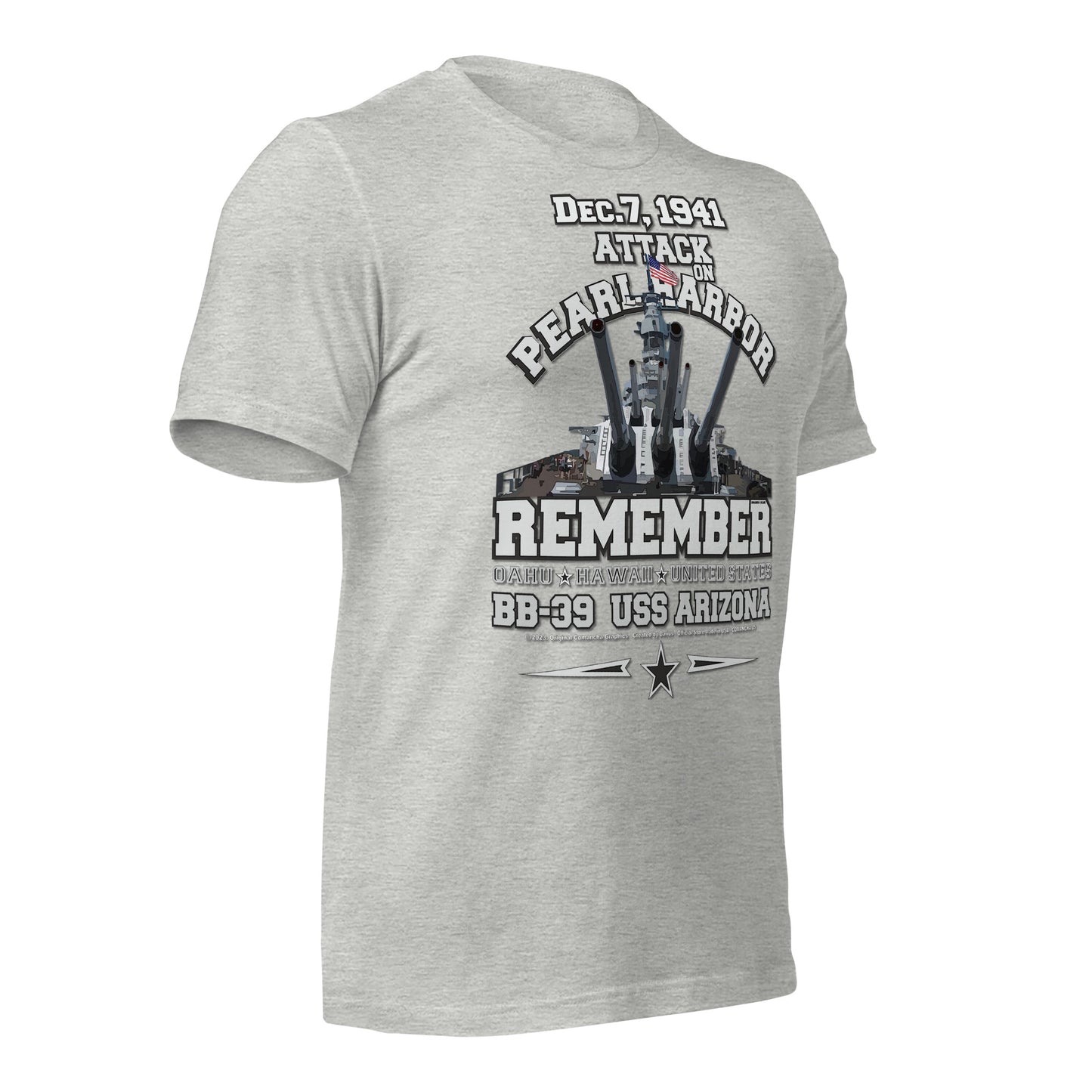 USS ARIZONA BB-39 Battleship tee