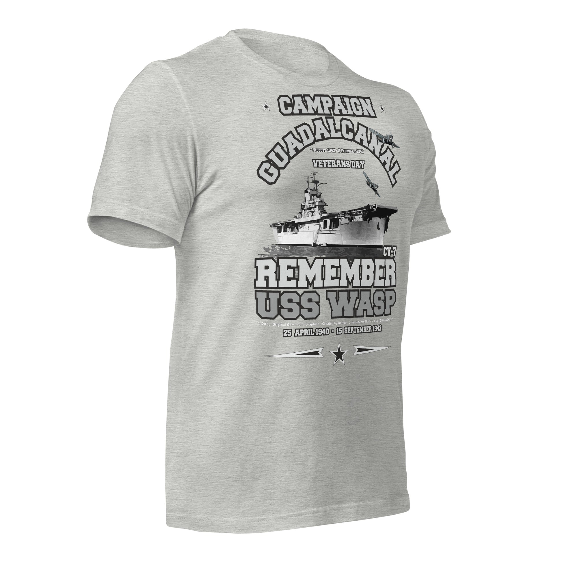 USS WASP t-shirt, US navy t-shirt,Comancha, US Navy Aircraft carrier Veterans T-shirt, USS WASP CV-7 T-shirt,