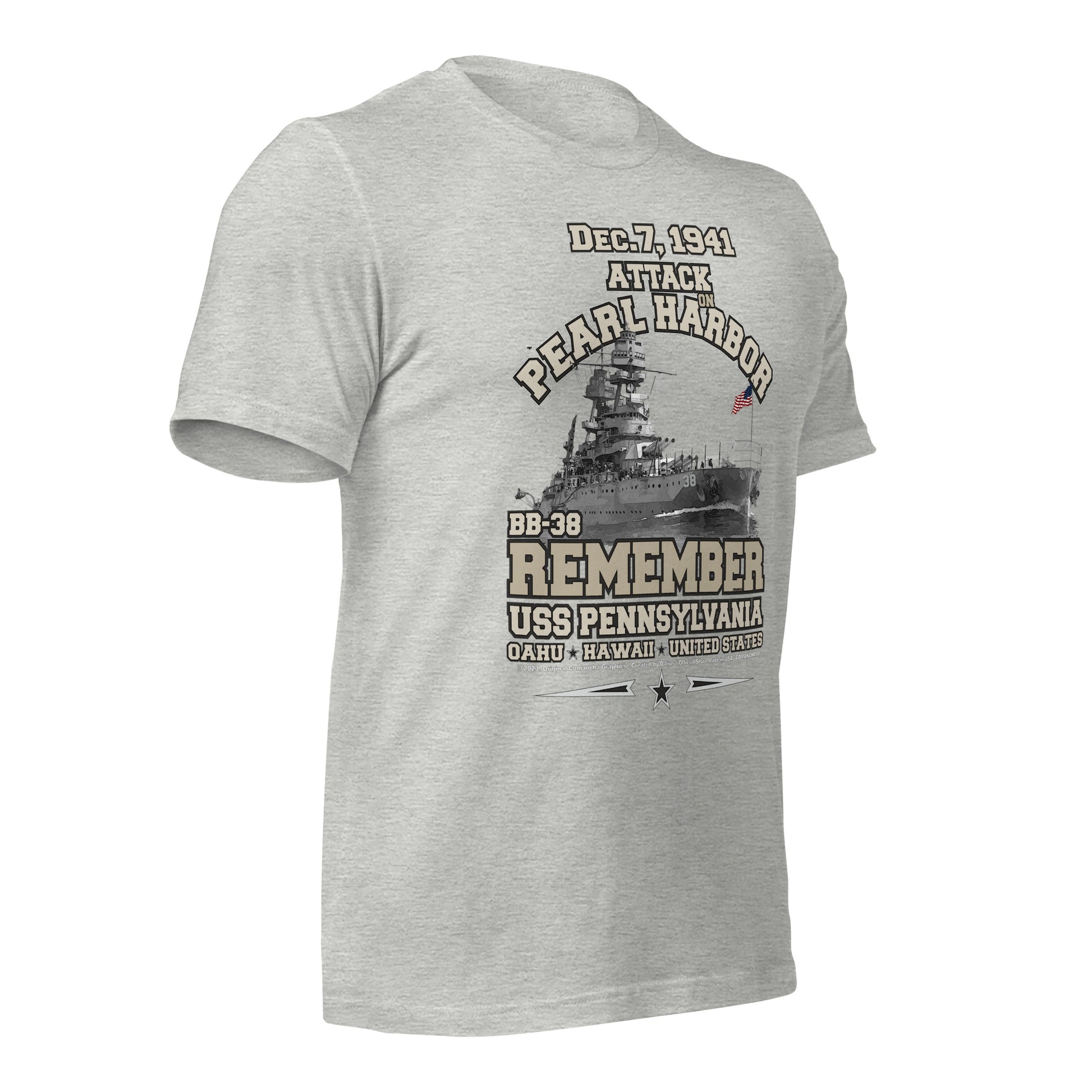 USS PENNSYLVANIA t-shirt, US Navy Battleship Veterans T-shirt, USS PENNSYLVANIA BB-38 T-shirt, US Navy T-shirt,US Navy Veterans T-shirt,comancha graphics tee,comancha,