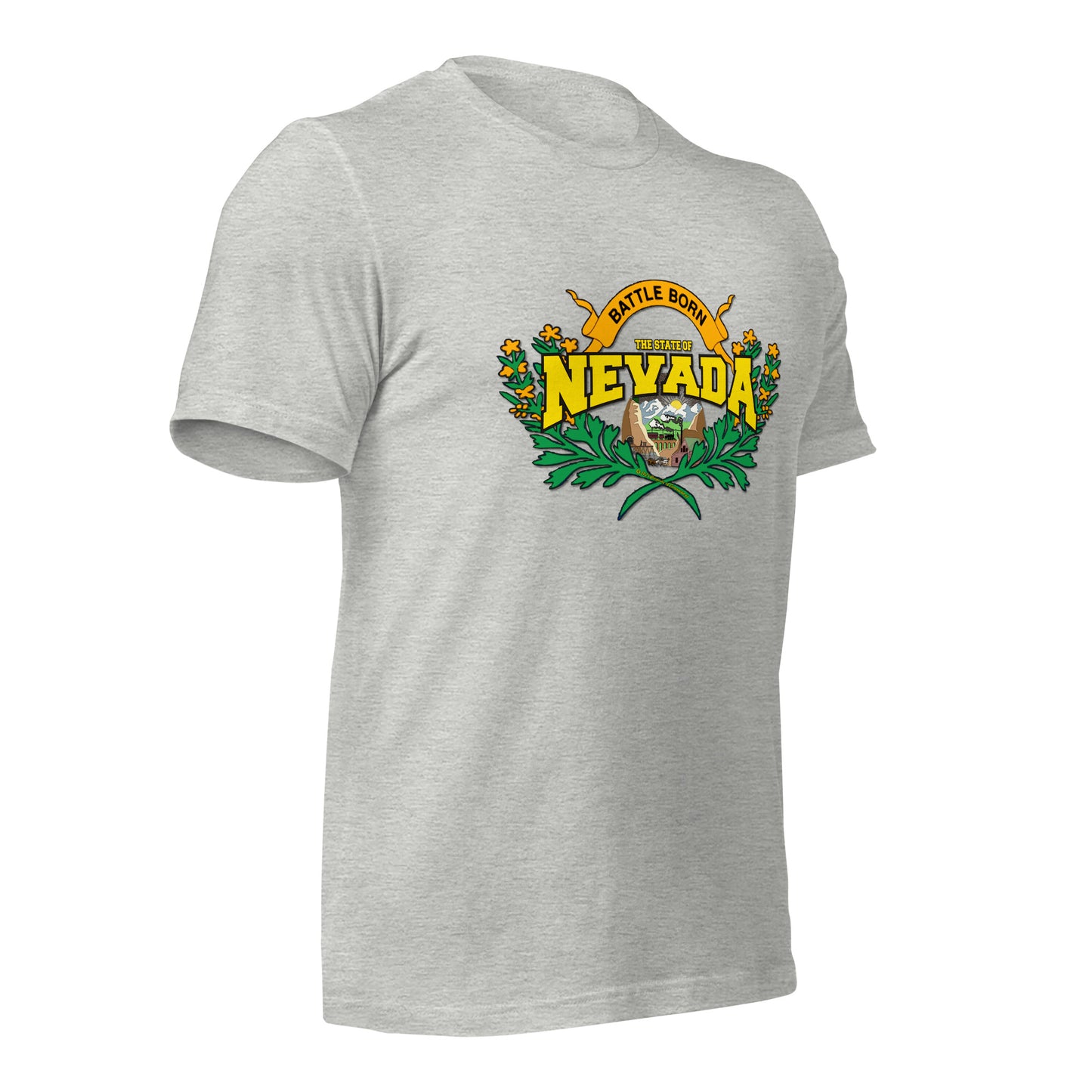 Nevada State tee,State Nevada t-shirt, Comancha Graphics tee,The State Of Nevada t-shirt, Comancha Graphics,