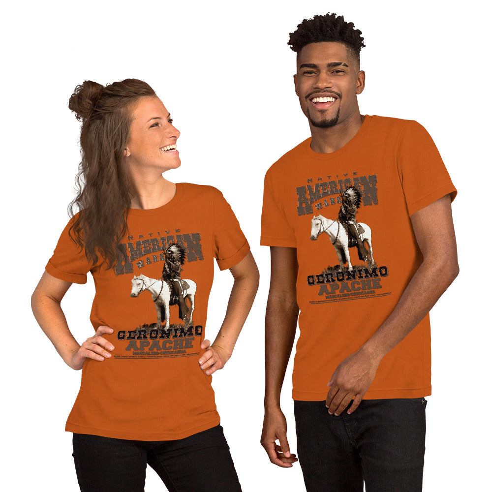 T-shirts with native Indians, T-shirts with Indian tribes, Comancha T-shirts store,