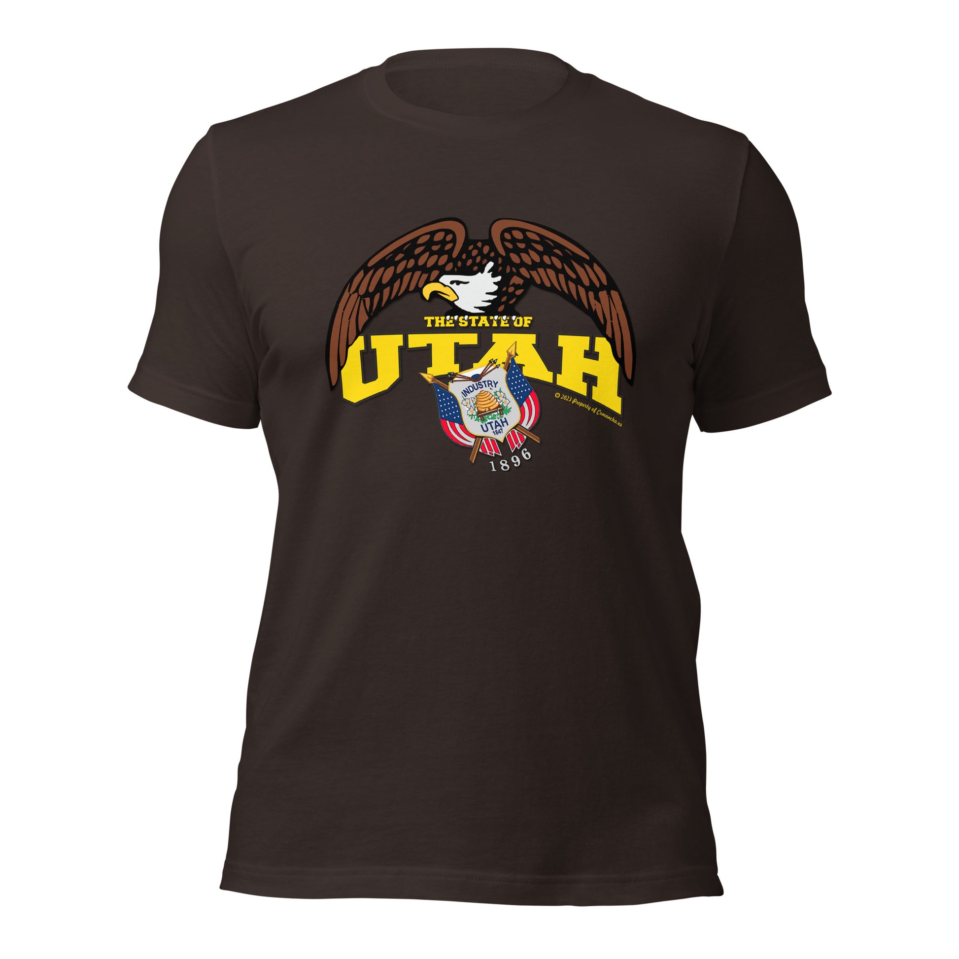 Utah state t-shirt,The State Of Utah t-shirt, Comancha Graphics tee,Utah t-shirt, Comancha Graphics,
