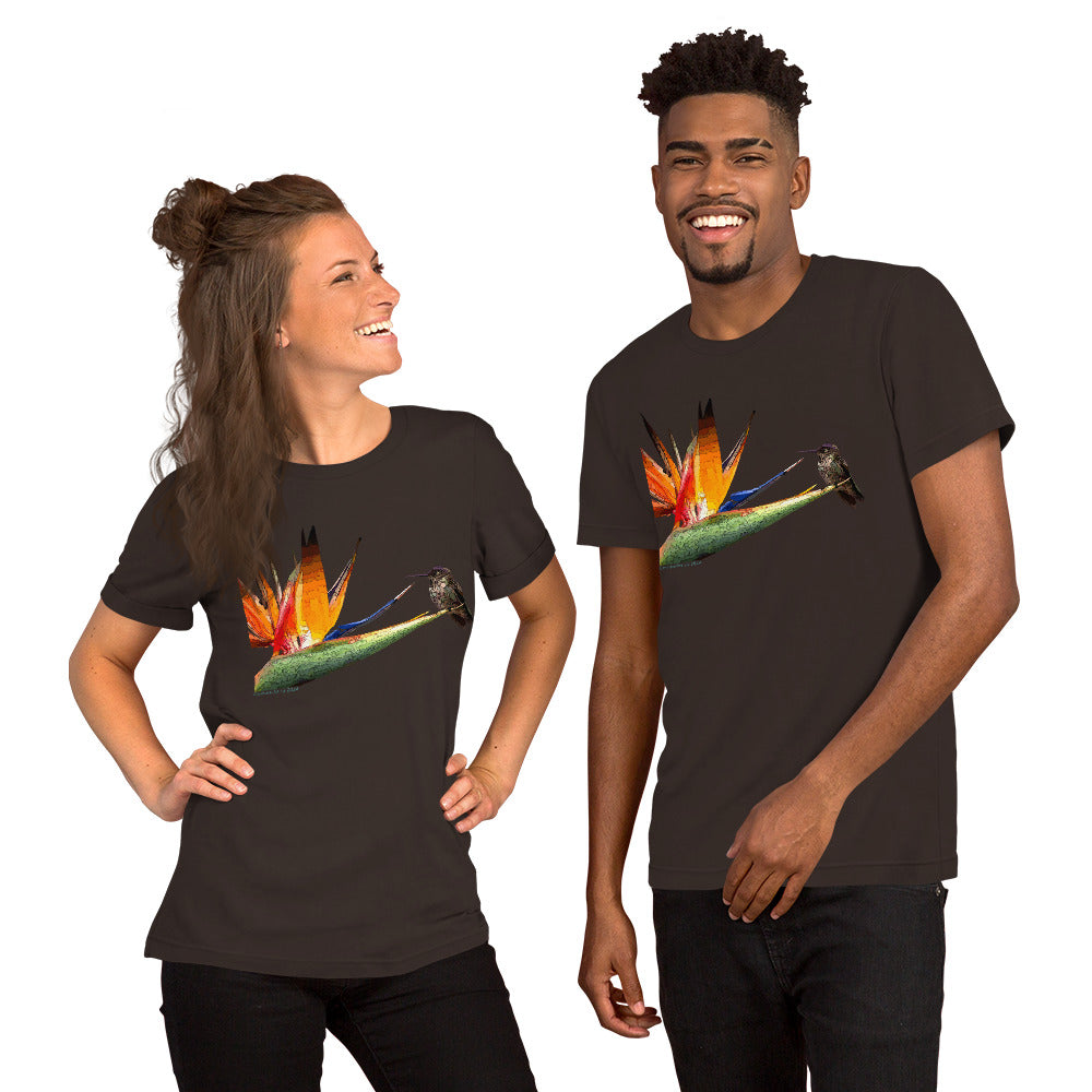 Bird-paradise Unisex t-shirt, Comancha t-shirt,