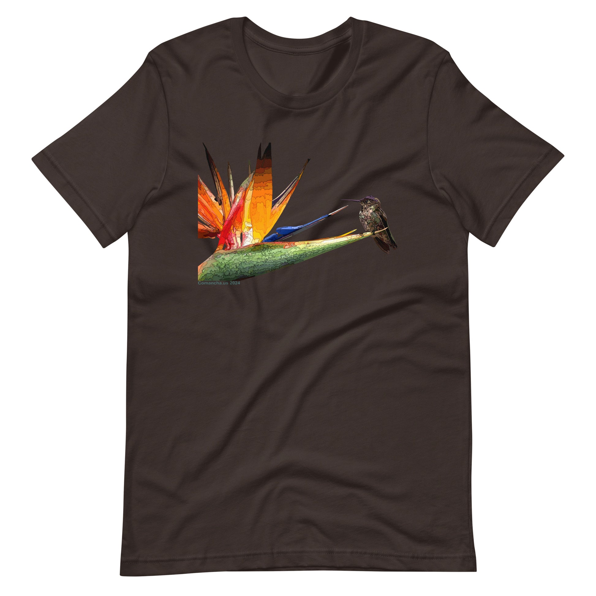 Bird-paradise Unisex t-shirt, Comancha t-shirt,