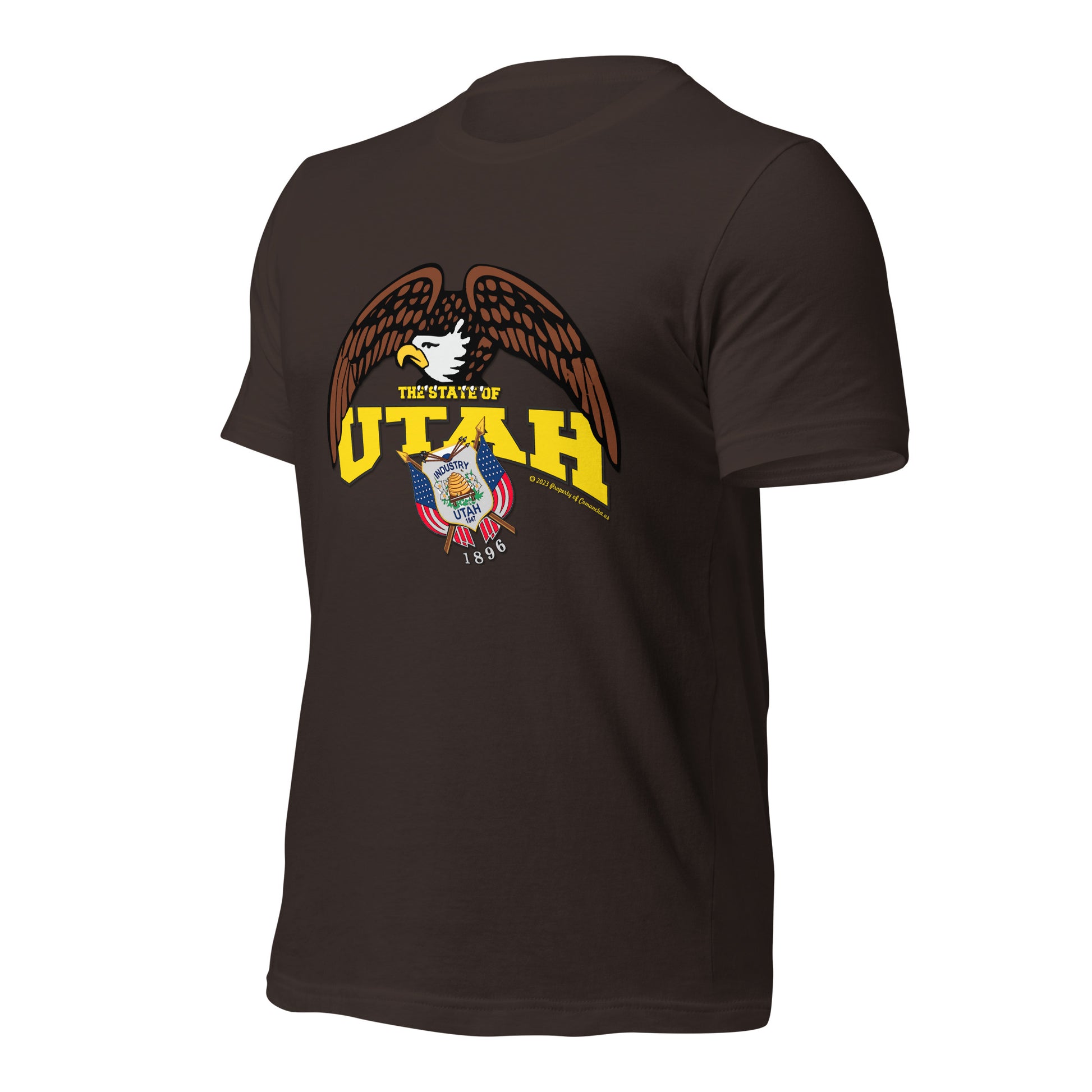 Utah state t-shirt,The State Of Utah t-shirt, Comancha Graphics tee,Utah t-shirt, Comancha Graphics,
