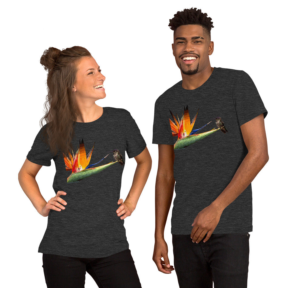 Bird-paradise Unisex t-shirt, Comancha t-shirt,