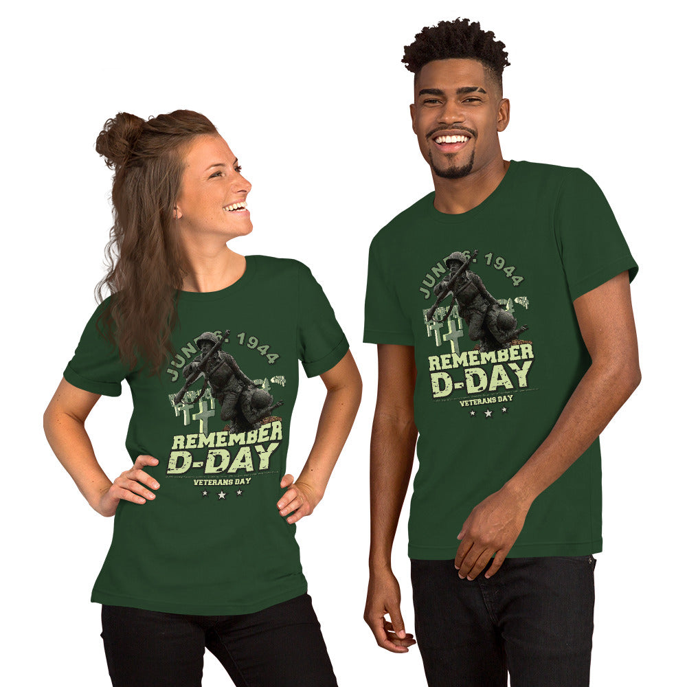 REMEMBER D-DAY 1944 Normandy T-shirt, Comancha D-Day T-shirts,D-DAY T-Shirts,
