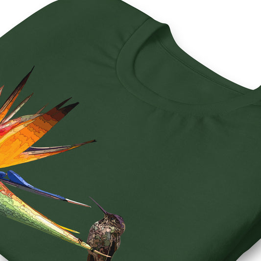 Bird-paradise Unisex t-shirt, Comancha t-shirt,