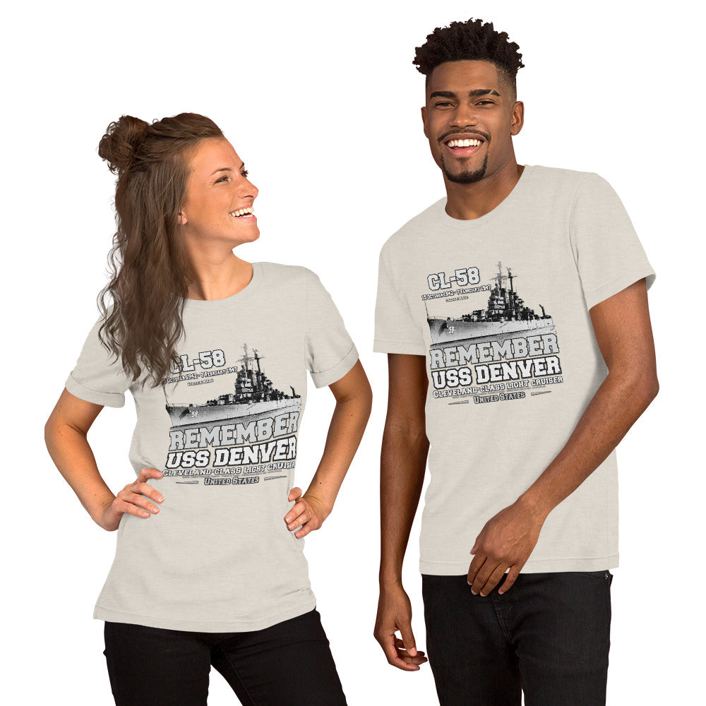 USS DENVER CL-58 Light Cruiser t-shirt