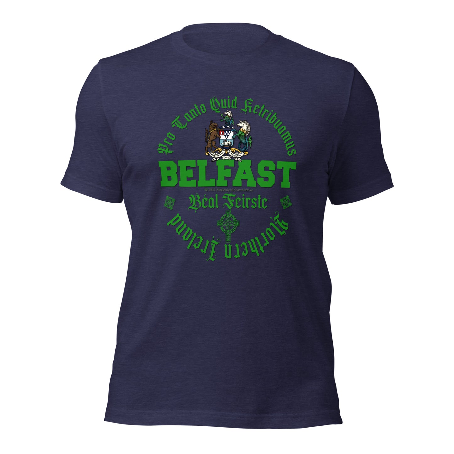 BELFAST tee, BELFAST T-shirt, BELFAST ireland tee,BELFAST Northern Ireland t-shirt, Comancha Graphics,