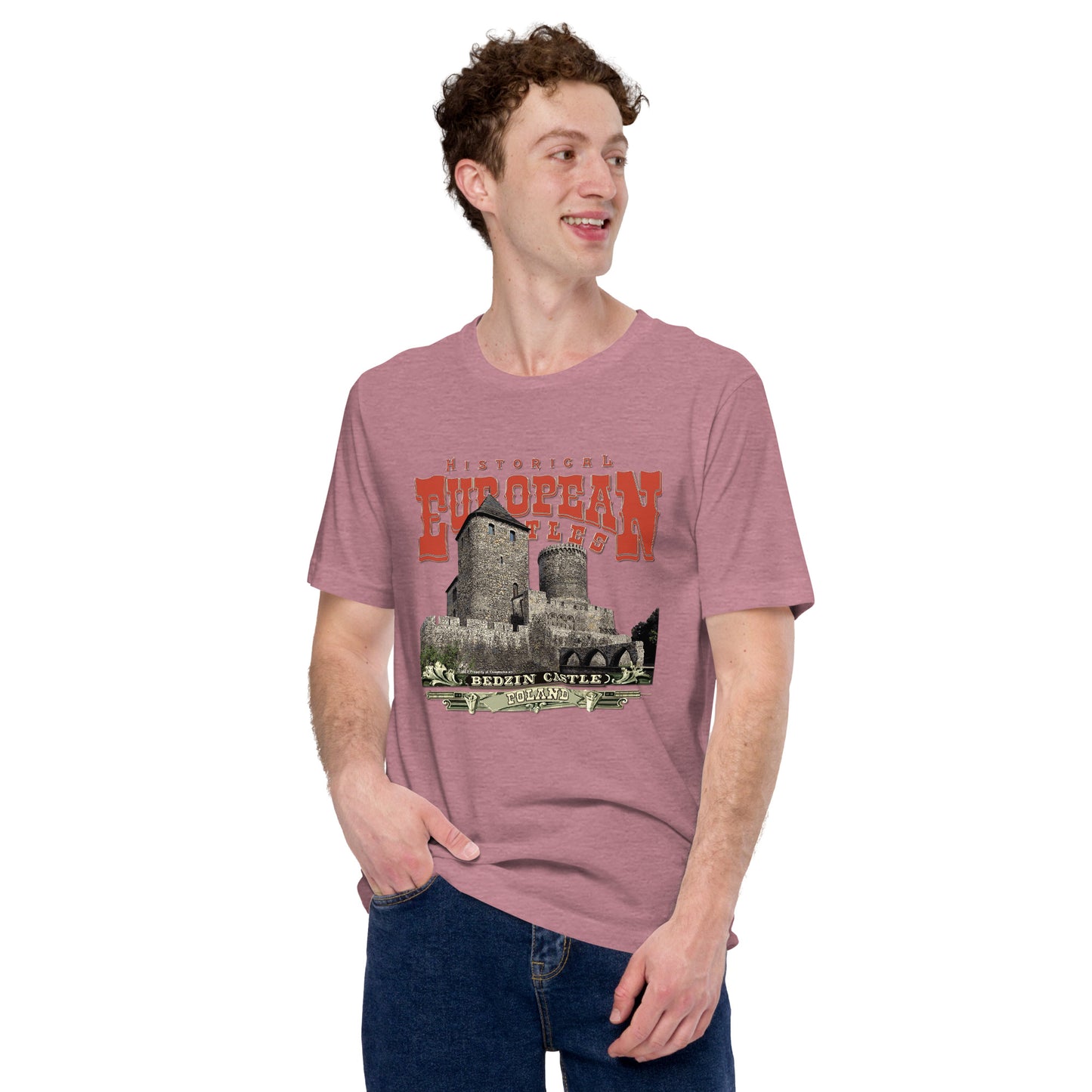 Bedzin zamek Polskie Zamki T-shirt,